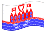 Animated flag Heiligenhafen