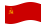 Waving flag of Soviet Union