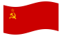 Waving flag of Soviet Union