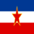 Square flag of Yugoslavia