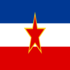 Square flag of Yugoslavia