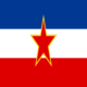 Square flag of Yugoslavia
