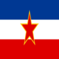 Square flag of Yugoslavia