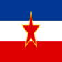 Square flag of Yugoslavia