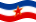 Static waving flag of Yugoslavia