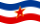 Static waving flag of Yugoslavia