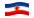 Waving flag of Yugoslavia