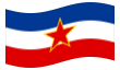 Animated flag Yugoslavia