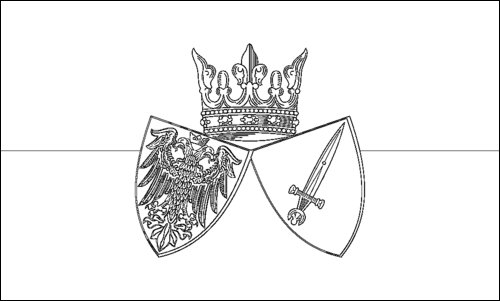 Outline of the flag of Essen to color