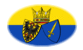 Oval vignette flag of Essen