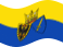 Static waving flag of Essen