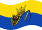 Static waving flag of Essen