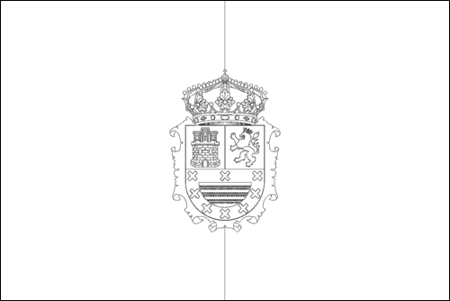 Outline of the flag of Fuerteventura to color
