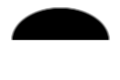 Oval vignette flag of East Prussia (Prussian Province)