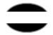Oval vignette flag of West Prussia (Prussian Province)