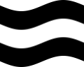 Static waving flag of West Prussia (Prussian Province)