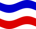 Static waving flag of Schleswig-Holstein (Prussian Province)
