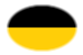 Oval vignette flag of Saxony (Prussian Province)