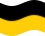 Static waving flag of Saxony (Prussian Province)