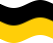 Static waving flag of Saxony (Prussian Province)