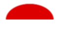 Oval vignette flag of Brandenburg (Prussian Province)
