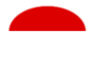Oval vignette flag of Brandenburg (Prussian Province)